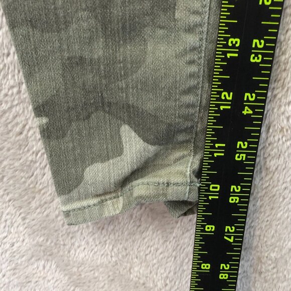 Gap Women's Jeans Size 311969 Always Skinny Ankle Classic Green Camouflage Casua - Picture 6 of 13